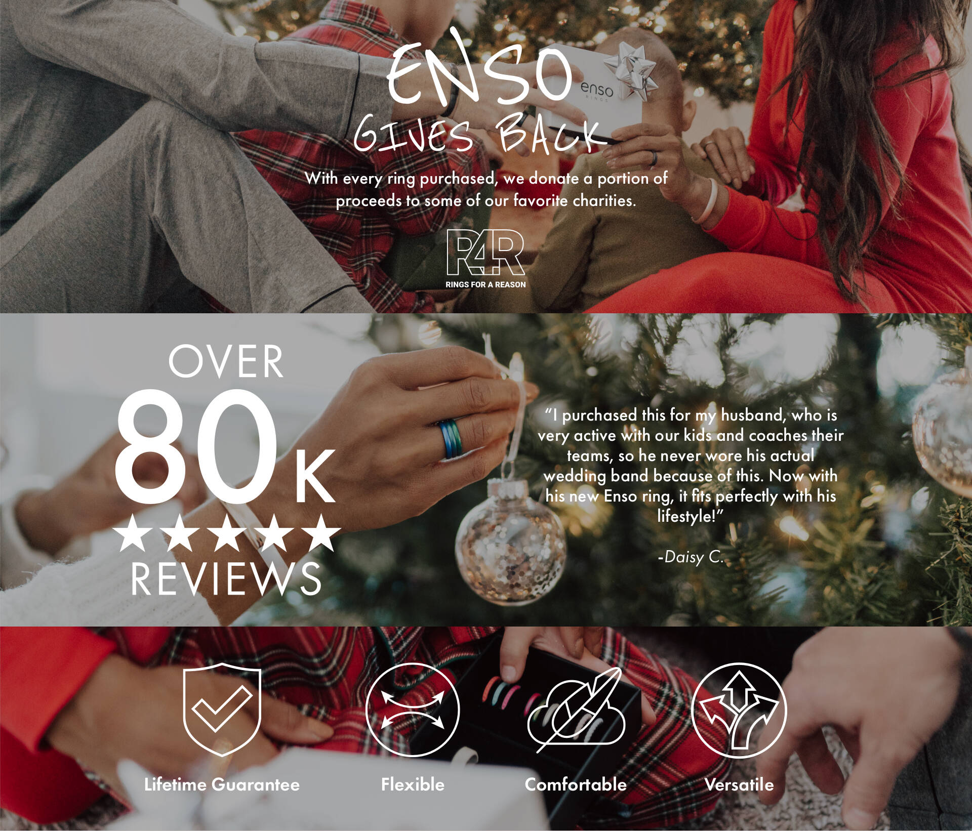 Enso Rings have a lifetime guarantee and are made in the USA