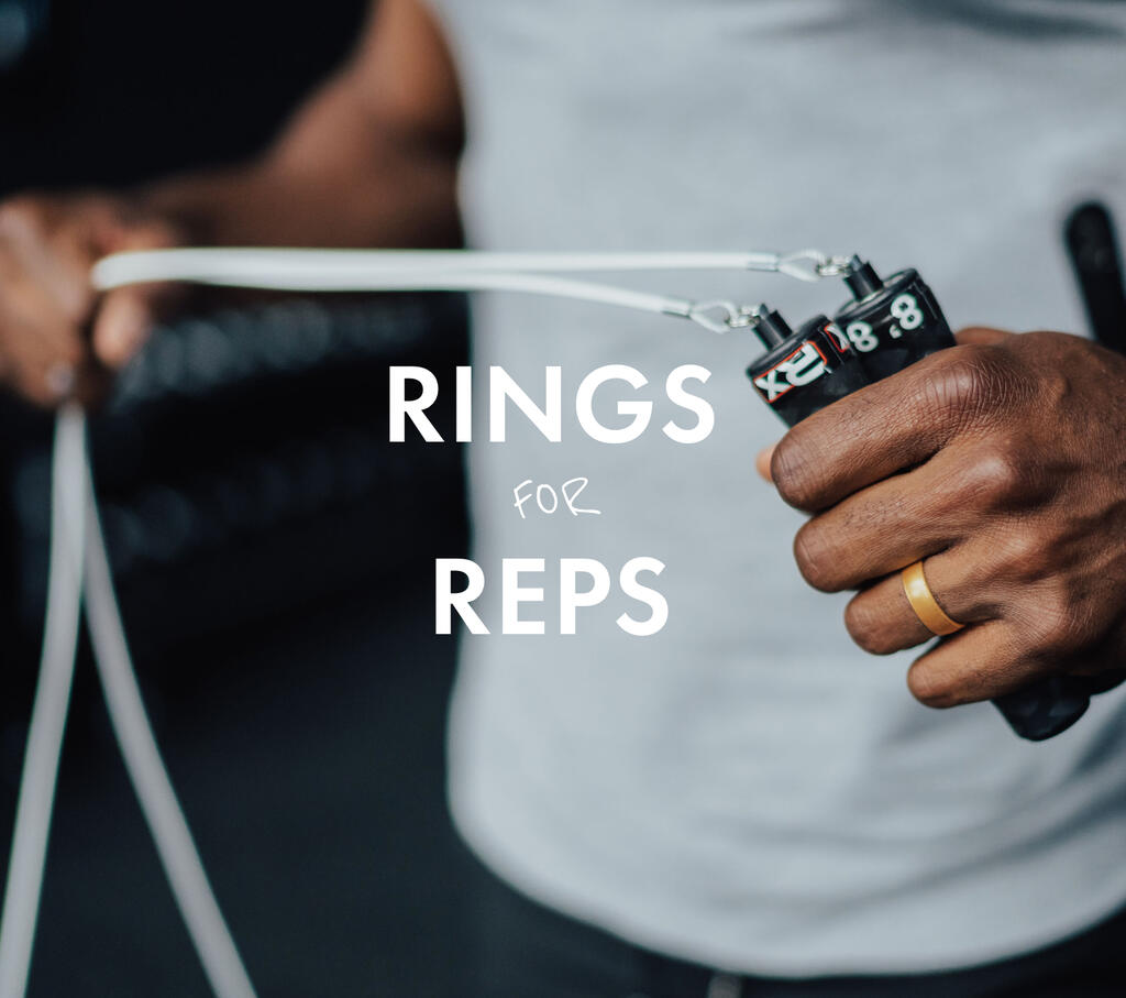 Rings for Reps | Silicone rings for those that hit the weights