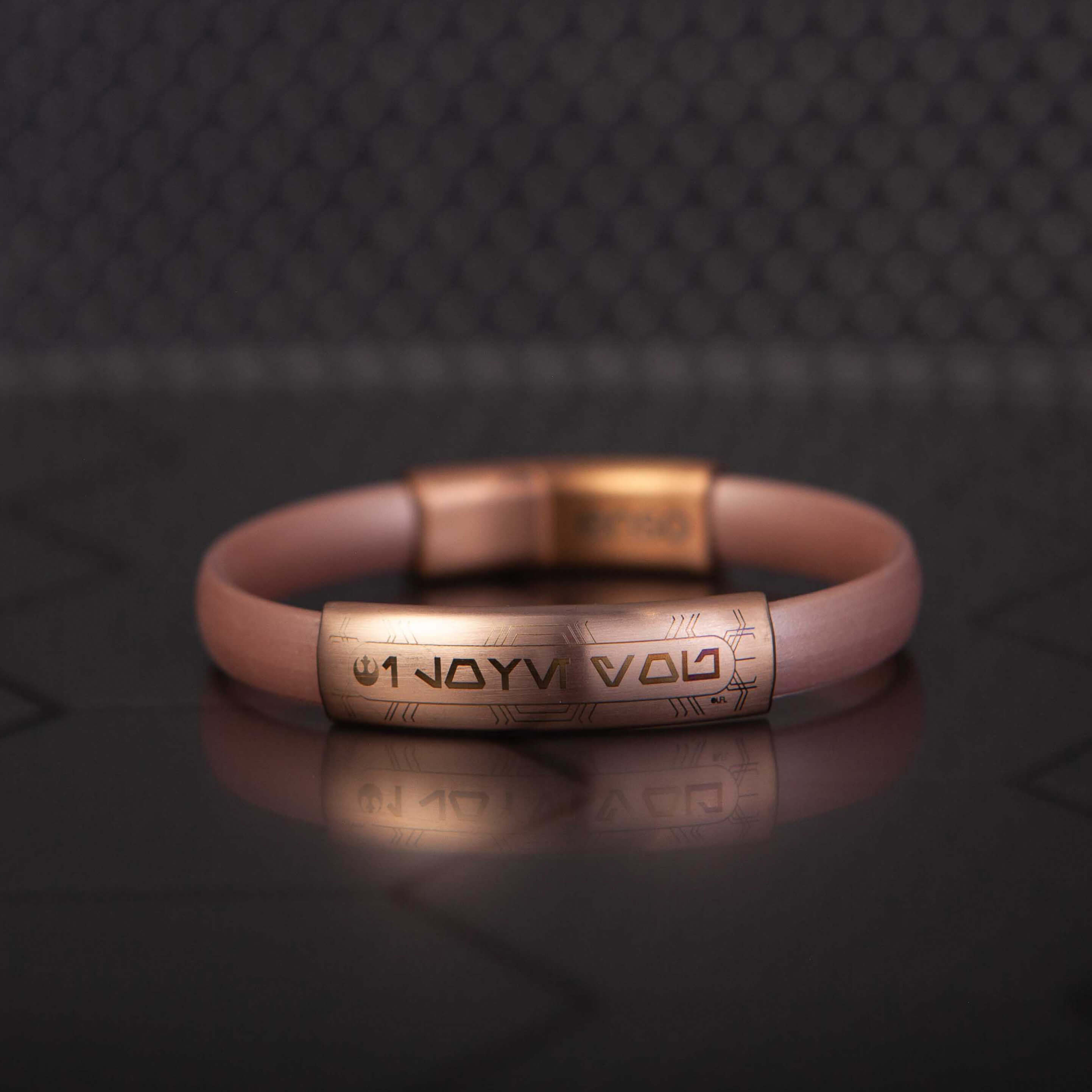 Star Wars Silicone Bracelet - I Love You (AUREBESH) - Rose Gold – Enso ...