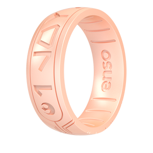 Star Wars™ Silicone Ring - I Love You (Aurebesh) - Rose Gold